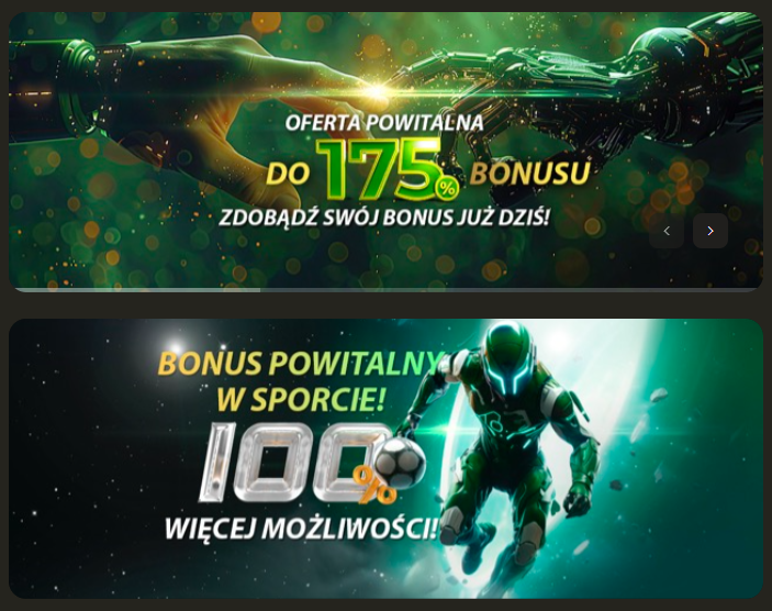 Rx Casino bonus powitalny